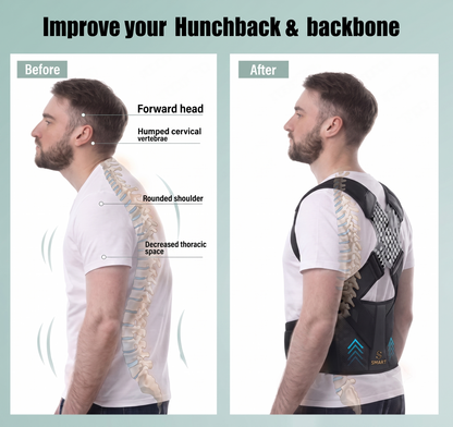 Posture Corrector Free Size – Adjustable Back Straightener & Shoulder Support Belt for Men & Women