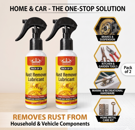 2-in-1 Rust Remover & Lubricant Spray (Pack of 2)